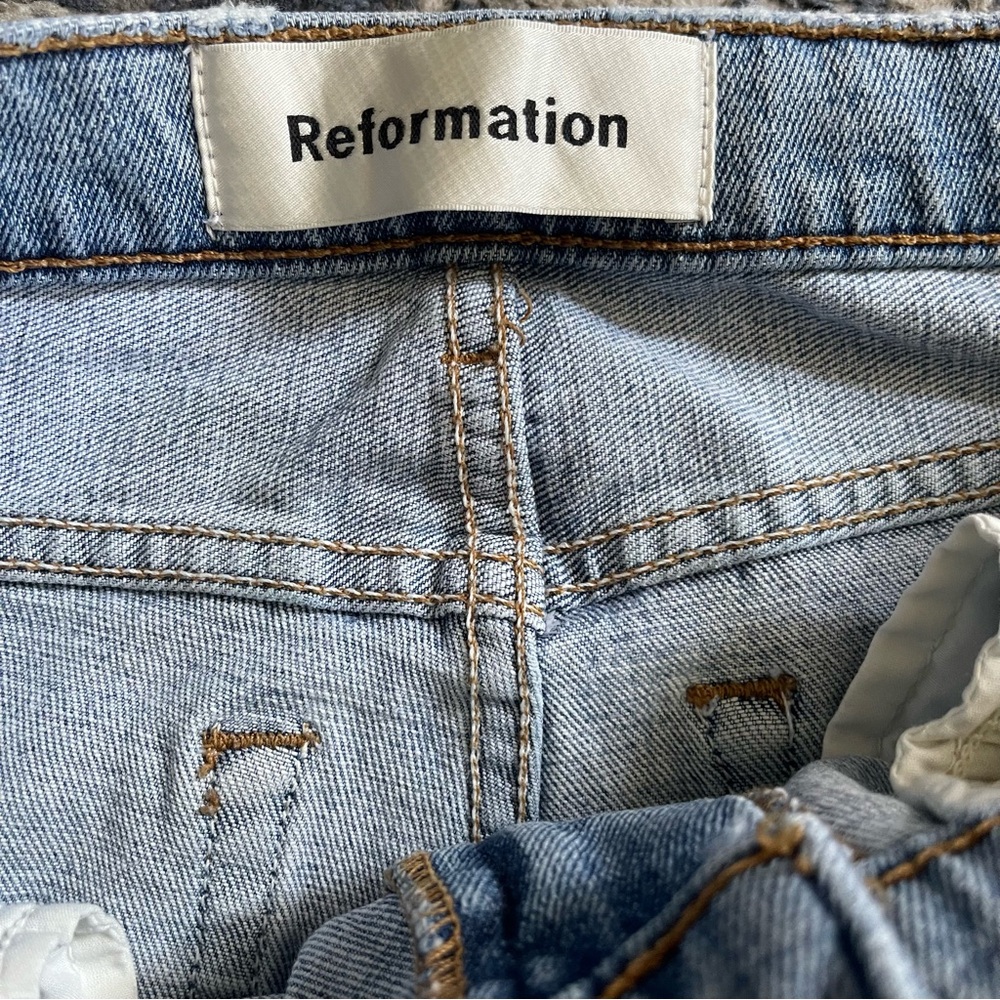 Reformation Hepburn Jean In Ibiza Size 28 - Picture 14 of 14